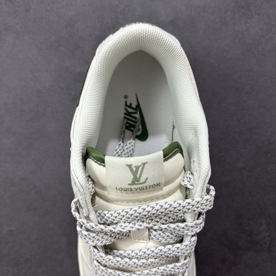 【纯原】Nike SB Dunk Low LV联名 抹茶绿生胶 周年高端定制 低帮休闲板鞋 jp-173