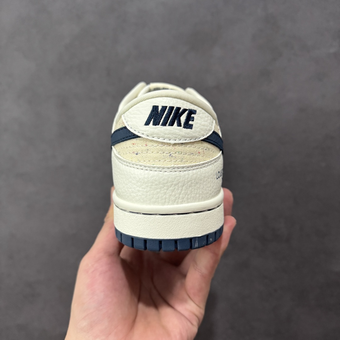 图片[4]-【定制版】Nike SB Dunk Low LV联名 米白藏蓝织布 高端定制 低帮休闲板鞋 SC0601-478  #定制鞋盒 大厂纯原品质出货 超高清洁度 皮料切割干净无任何毛边 细节完美   尺码：36 36.5 37.5 38 38.5 39 40 40.5 41 42 42.5 43 44 44.5 45 编码：HXSB330340-选品中心