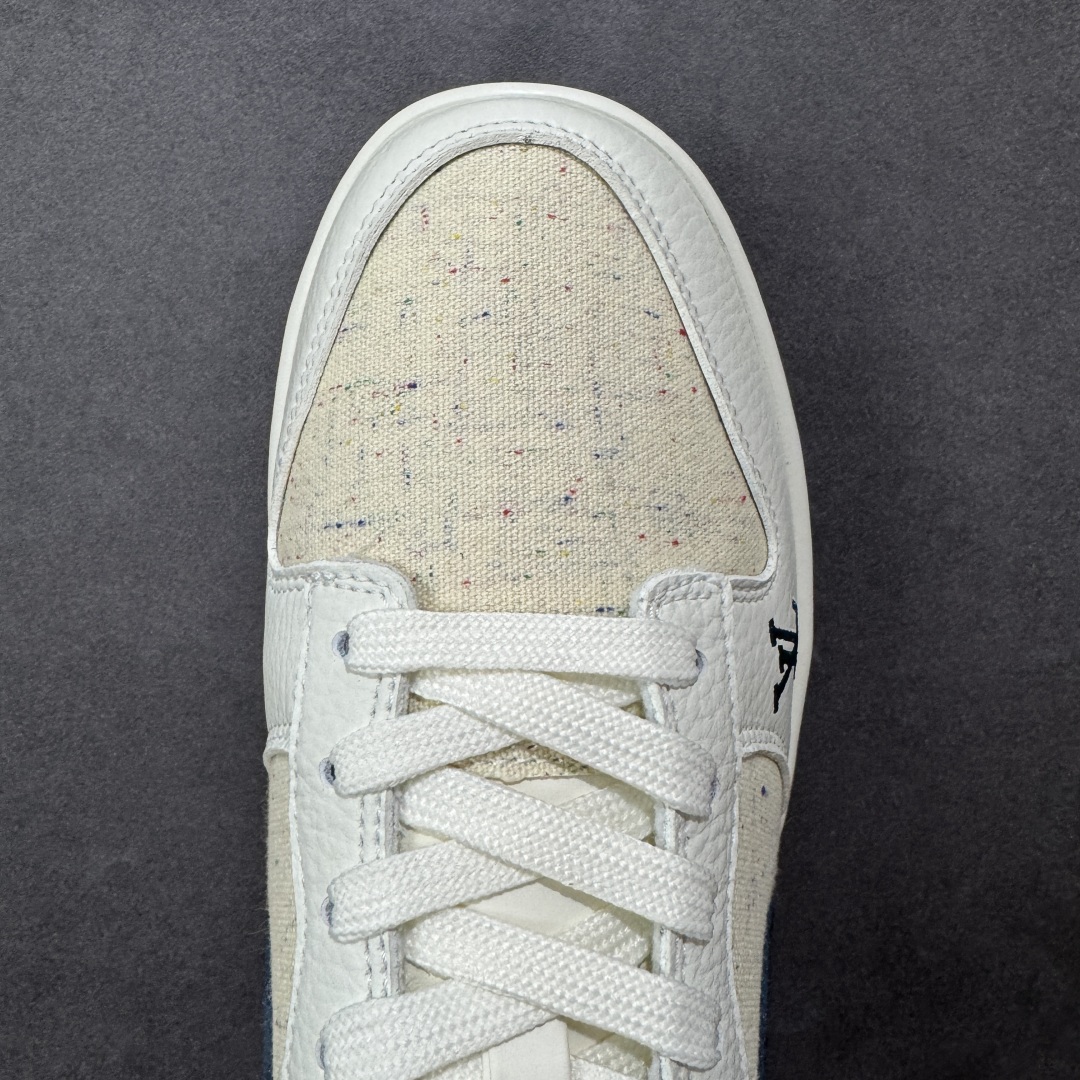 图片[8]-【定制版】Nike SB Dunk Low LV联名 米白藏蓝织布 高端定制 低帮休闲板鞋 SC0601-478  #定制鞋盒 大厂纯原品质出货 超高清洁度 皮料切割干净无任何毛边 细节完美   尺码：36 36.5 37.5 38 38.5 39 40 40.5 41 42 42.5 43 44 44.5 45 编码：HXSB330340-选品中心