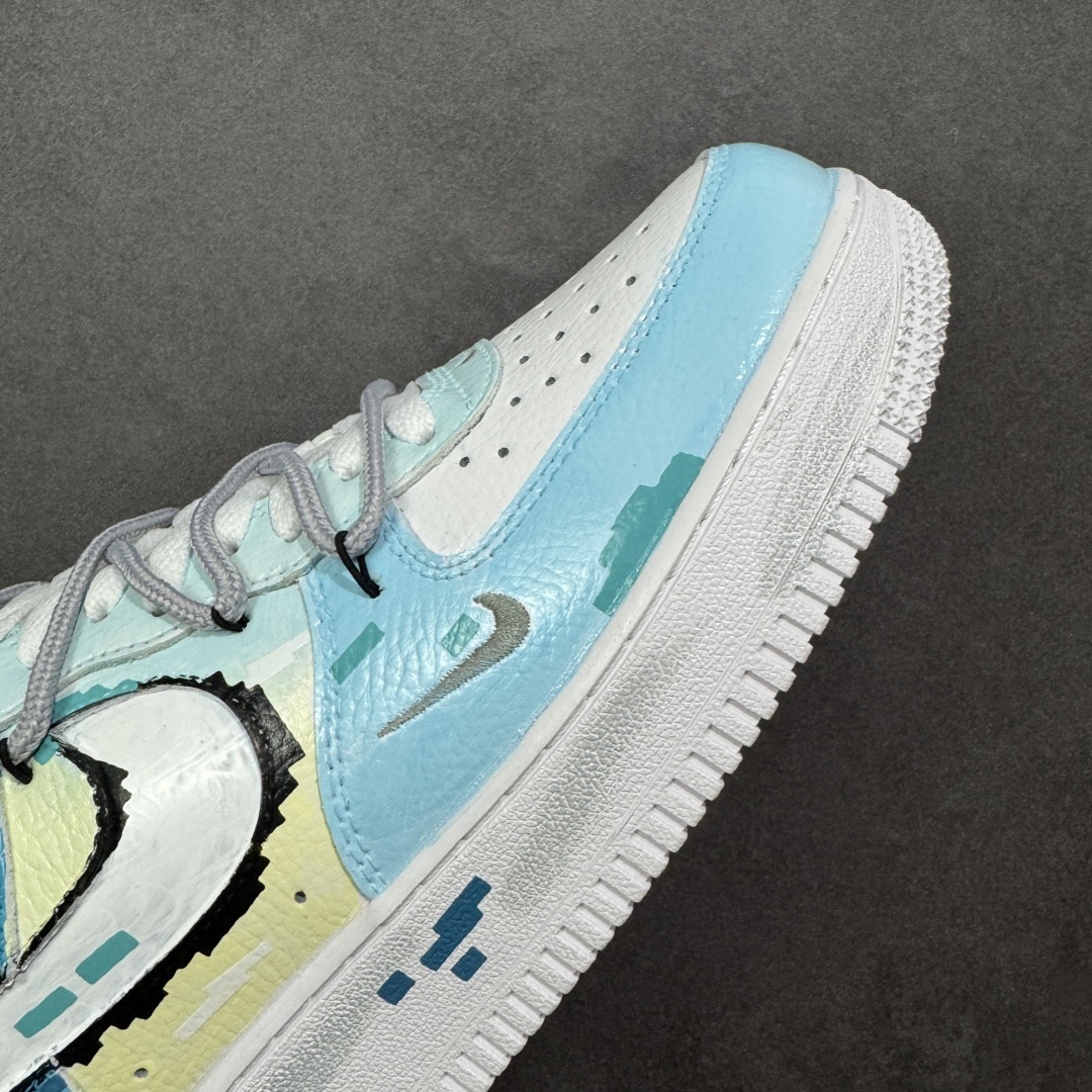 【纯原】Nike Air Force 1'07 Low 手绘涂鸦 电玩蓝调 空军一号低帮休闲板鞋 FB8