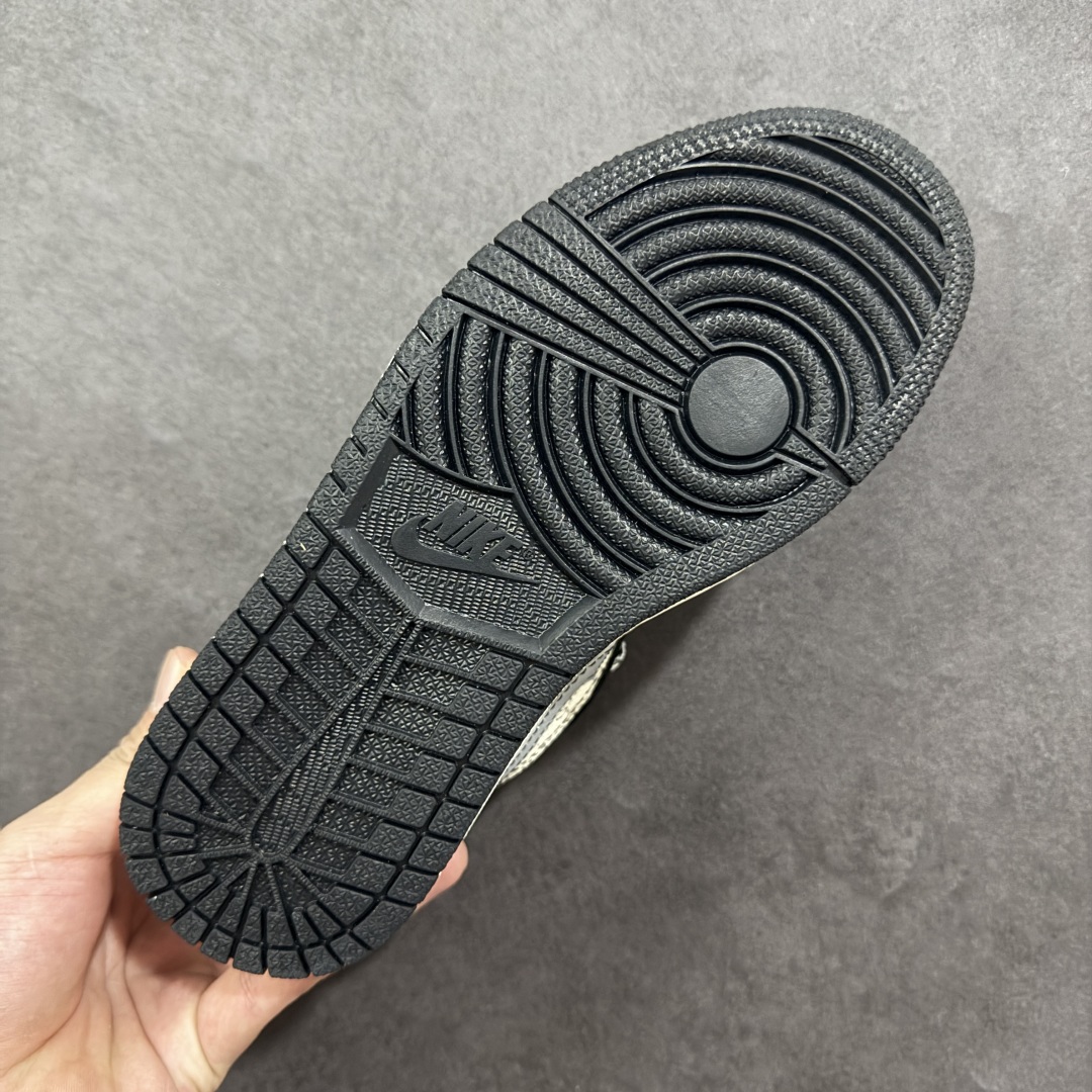 【纯原】Air Jordan 1 Low AJ1 乔1 “GUCCI联名---米黑蓝印花”高端定制 低帮