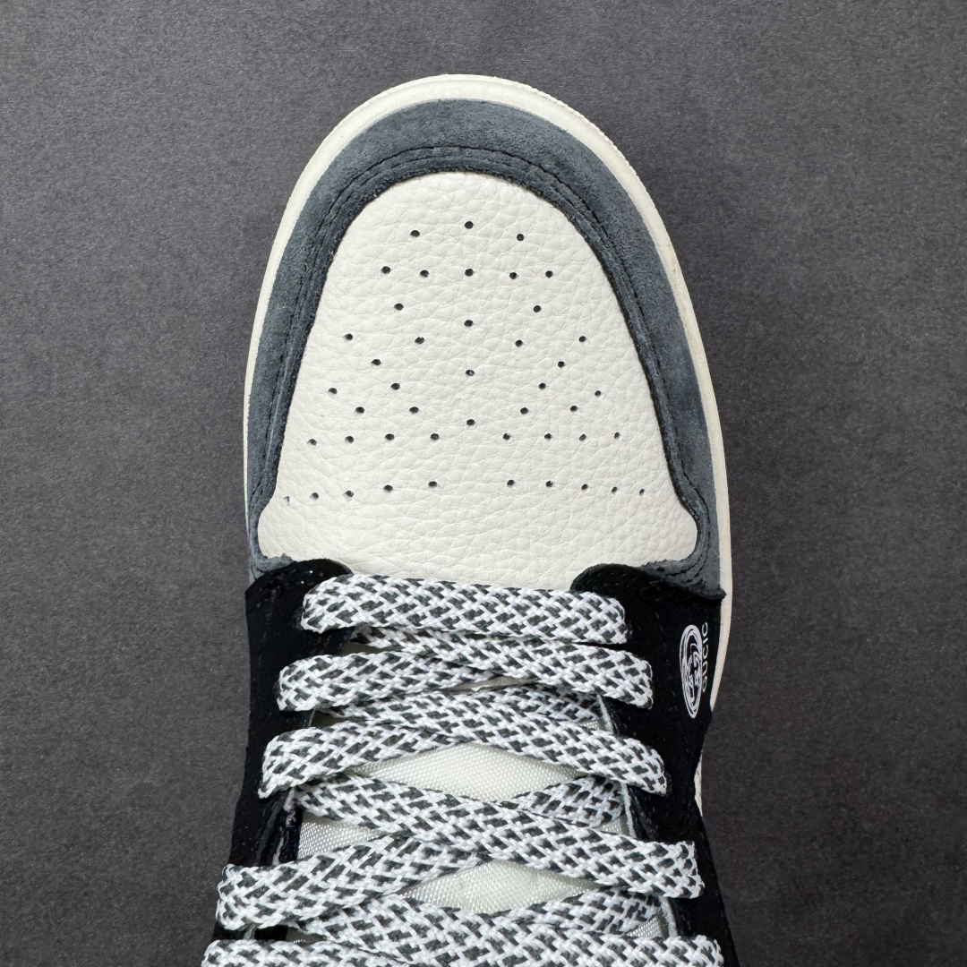 【纯原】Air Jordan 1 Low AJ1 乔1 “GUCCI联名---米黑蓝印花”高端定制 低帮