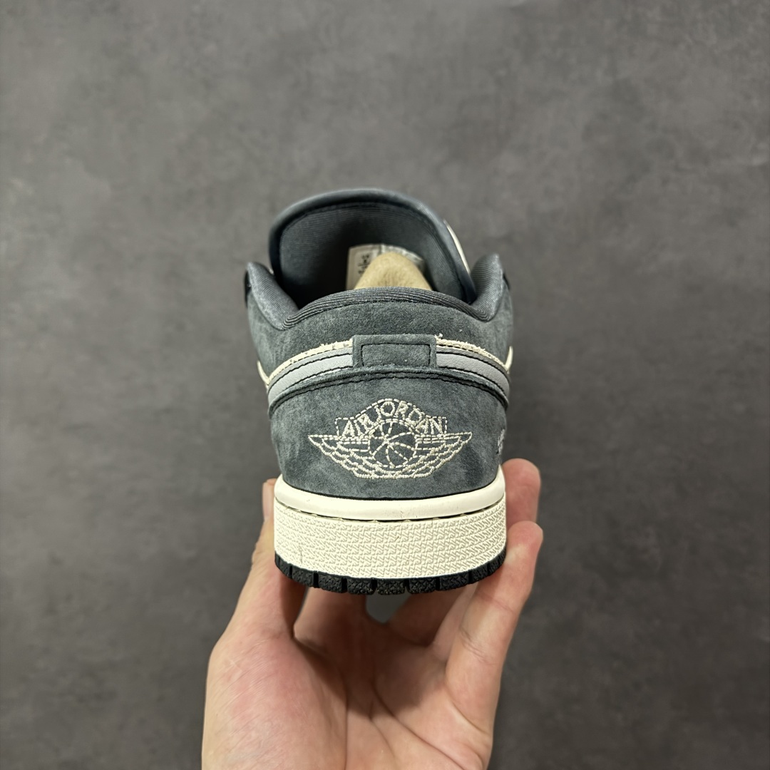 【纯原】Air Jordan 1 Low AJ1 乔1 “GUCCI联名---米黑蓝印花”高端定制 低帮