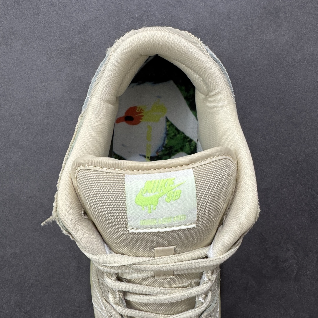 图片[7]-【公司级】Nike SB Dunk Low Pro PRM \”Mummy\” 万圣节 夜光木乃伊 撕撕乐 米白帆布 公司级出品 极力推荐👏 原装头层材料 独家版型蒸餾加工 帶來的是更好的视觉和脚感体验 大厂纯原品质出货 清洁度 电绣工艺 皮料切割干净无任何毛边 细节完美 货号：DM0774 111 尺码：36 36.5 37.5 38 38.5 39 40 40.5 41 42 42.5 43 44 44.5 45 46-选品中心