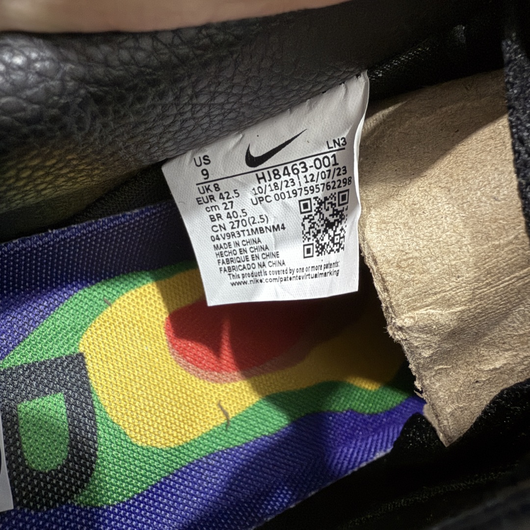 图片[6]-【TOP纯原】CPFM x NK Air Force 1 Low 空军一号系列低帮 纯原生产线出品 经典百搭休闲运动板鞋“联名放大补丁字母”近日，A$AP Bari 在其官方社交媒体上预告了 Cactus Plant Flea Market(CPFM) 和 Nike Air Force 1 Low 的全新配色。 #此次全新推出的紫色和苔藓绿配色，保留了原始黑白版本的标志性风格，均采用皮革鞋面、尼龙鞋舌、带有反光底衬的「AIR SUNSHINE」及同色 AF1 橡胶鞋底。 货号：HJ8463-001 尺码： 40 40.5 41 42 42.5 43 44 44.5 45 46 47.5 48-选品中心