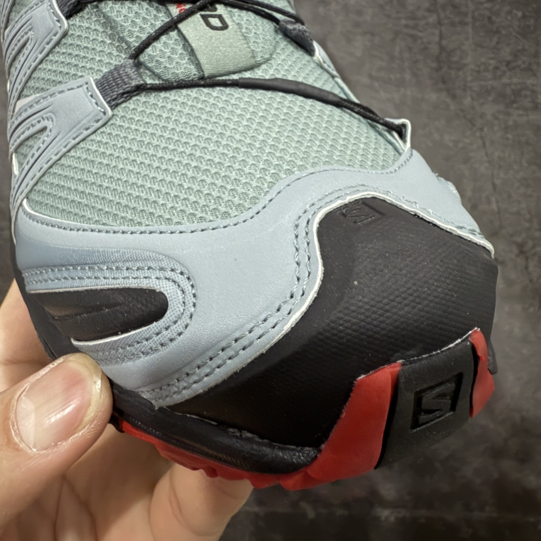 图片[5]-【绿x版】SALOMON XA Pro 3D GTX 萨洛蒙潮流越野机能户外功能鞋 黑蓝色 防水 新配色出货 407894 纯原外贸平台特供订单 耗时半年巨作 全套原纸板楦头开发 原厂特供网布配套加持 确保原汁原味 完美呈现版型 原档数据独家私模五层组合大底 男女鞋同步官方开发至46.5 原装Ortholite轻量化鞋垫 中底布带钢印编号 原厂TPU锁扣 进口港宝加持 后跟自然饱满 还原公司包裹性 鞋面采用SENSIFT贴合技术 全方位贴合包裹脚型 鞋跟部鞋底牵引设计 提供强大的抓地性能 更适应野外崎岖不平的道路 其3D ADVANCED CHASSIS底盘 材料轻量大化 钉齿设计更具稳定性 防护性 鞋底易磨损区运用CONTAGRIP高耐磨材料 应对城市硬质路面长距离跑考验 尺码：36 36.5 37.5 38 38.5 39 40 40.5 41 42 42.5 43 44 44.5 45 46 46.5-选品中心