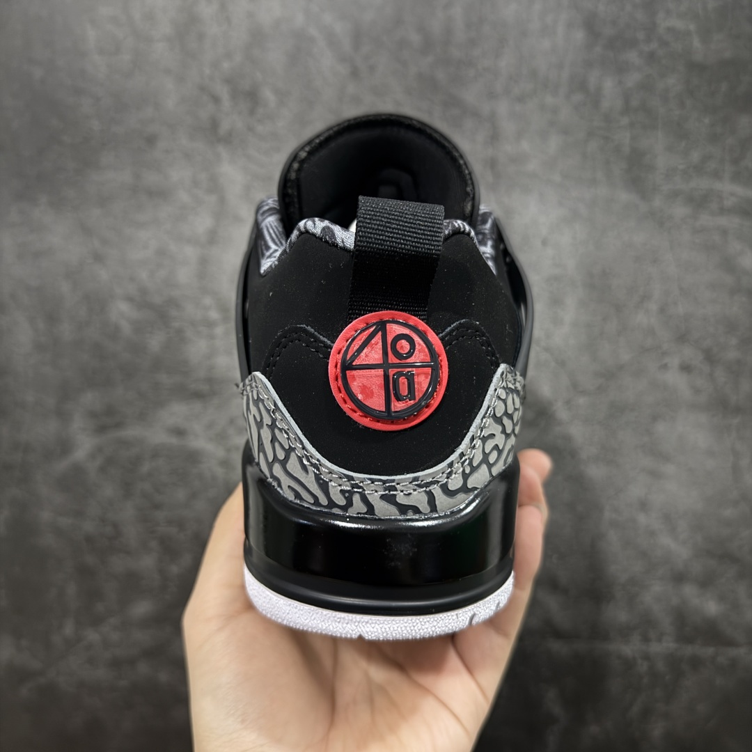 图片[4]-【顶级塑料膜版本】Jordan Spizike Low 黑红绿 FQ1759-060 纯原低帮篮球鞋 原楦原纸板 原厂材料开发 细节把控到位 主供外贸客户 打造完美鞋型 纸板中底 钢印 完美版型 公司货既视感 尺码：36 36.5 37.5 38 38.5 39 40 40.5 41 42 42.5 43 44 44.5 45 46-选品中心