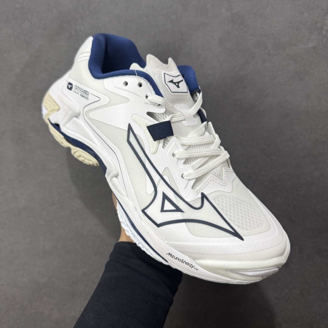 图片[3]-【公司级】美津浓Mizuno Wave Lightning Z8 闪电Z8系列低帮排球羽毛球运动鞋 升级原楦原纸版开发 #采用高频热熔网织布鞋面材质 #后掌wave物理镂空设计 #外置特殊防滑耐磨橡胶大底 货号：V1GA240061 尺码：36 36.5 37.5 38 38.5 39 40 40.5 41 42 42.5 43 44 45 编码：LNH280290-选品中心