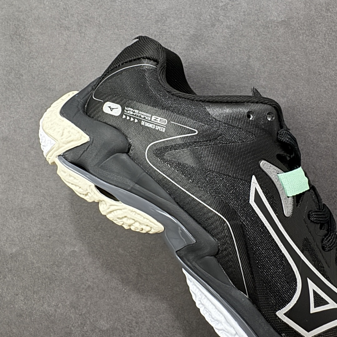 图片[6]-【公司级】美津浓Mizuno Wave Lightning Z8 闪电Z8系列低帮排球羽毛球运动鞋 升级原楦原纸版开发 #采用高频热熔网织布鞋面材质 #后掌wave物理镂空设计 #外置特殊防滑耐磨橡胶大底 货号：V1GA240052 尺码：36 36.5 37.5 38 38.5 39 40 40.5 41 42 42.5 43 44 45 编码：LNH280290-选品中心