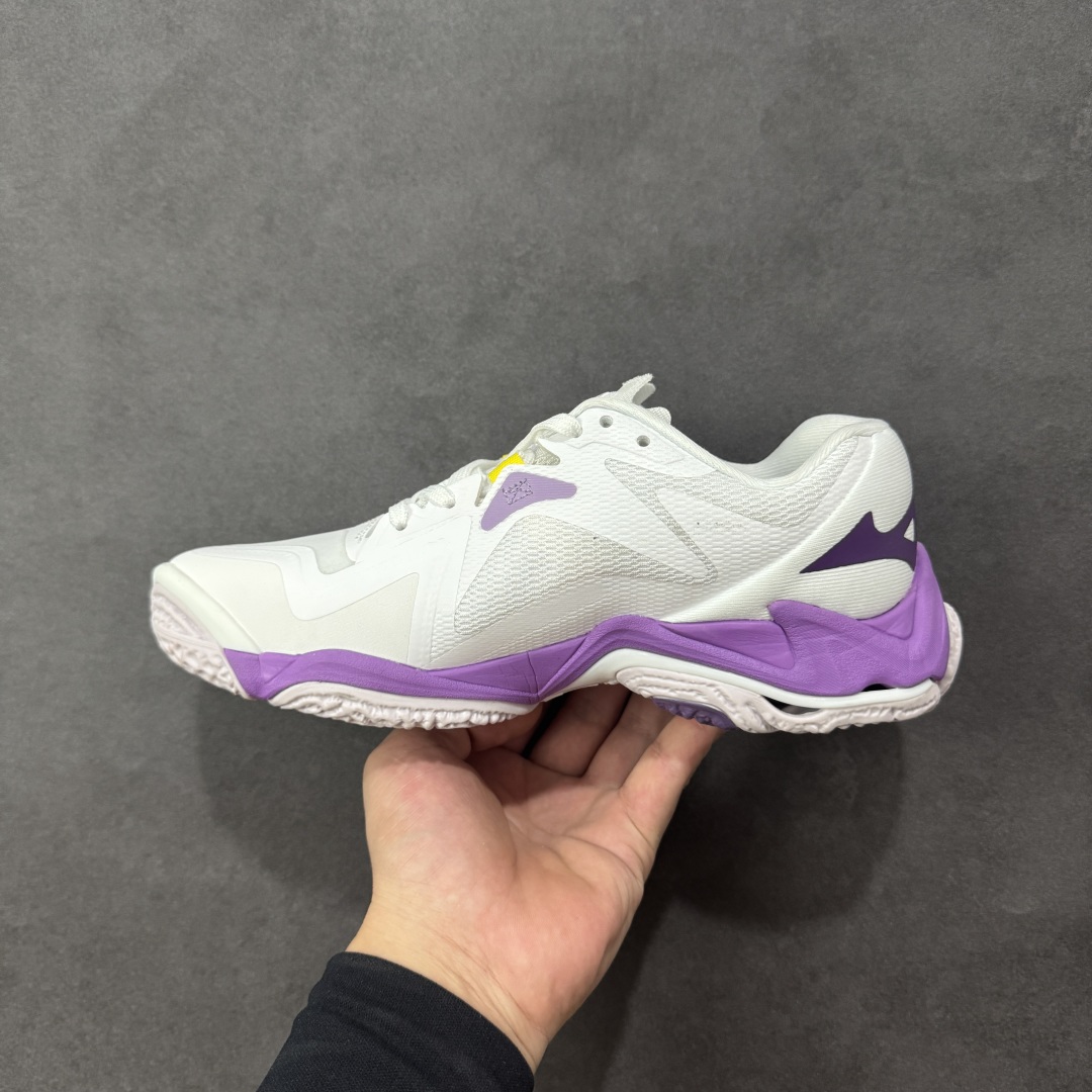 图片[2]-【公司级】美津浓Mizuno Wave Lightning Z8 闪电Z8系列低帮排球羽毛球运动鞋 升级原楦原纸版开发 #采用高频热熔网织布鞋面材质 #后掌wave物理镂空设计 #外置特殊防滑耐磨橡胶大底 货号：V1GA240010 尺码：36 36.5 37.5 38 38.5 39 40 40.5 41 42 42.5 43 44 45 编码：LNH280290-选品中心