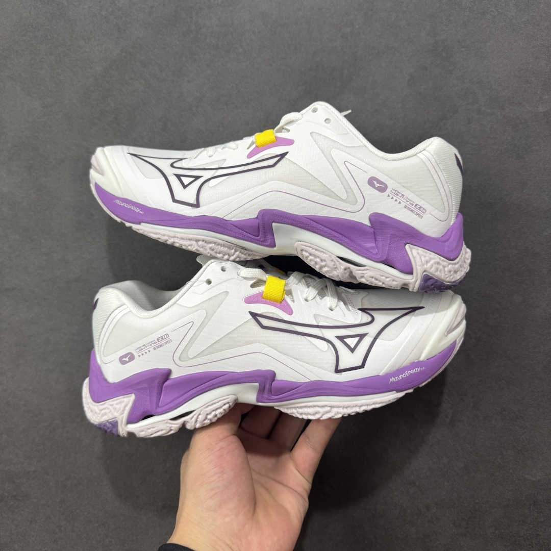 图片[8]-【公司级】美津浓Mizuno Wave Lightning Z8 闪电Z8系列低帮排球羽毛球运动鞋 升级原楦原纸版开发 #采用高频热熔网织布鞋面材质 #后掌wave物理镂空设计 #外置特殊防滑耐磨橡胶大底 尺码：36 36.5 37.5 38 38.5 39 40 40.5 41 42 42.5 43 44 45 编码：LNH280290-选品中心