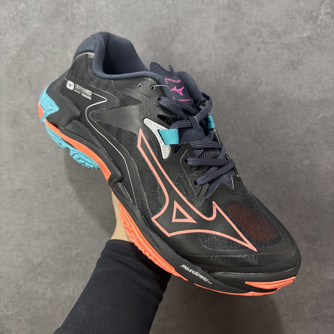 图片[3]-【公司级】美津浓Mizuno Wave Lightning Z8 闪电Z8系列低帮排球羽毛球运动鞋 升级原楦原纸版开发 #采用高频热熔网织布鞋面材质 #后掌wave物理镂空设计 #外置特殊防滑耐磨橡胶大底 货号：V1GA240006 尺码：36 36.5 37.5 38 38.5 39 40 40.5 41 42 42.5 43 44 45 编码：LNH280290-选品中心