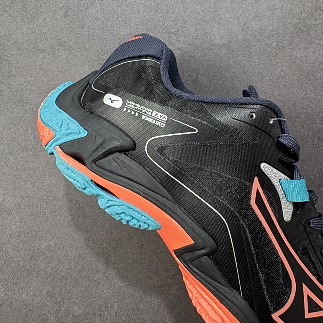 图片[6]-【公司级】美津浓Mizuno Wave Lightning Z8 闪电Z8系列低帮排球羽毛球运动鞋 升级原楦原纸版开发 #采用高频热熔网织布鞋面材质 #后掌wave物理镂空设计 #外置特殊防滑耐磨橡胶大底 货号：V1GA240006 尺码：36 36.5 37.5 38 38.5 39 40 40.5 41 42 42.5 43 44 45 编码：LNH280290-选品中心