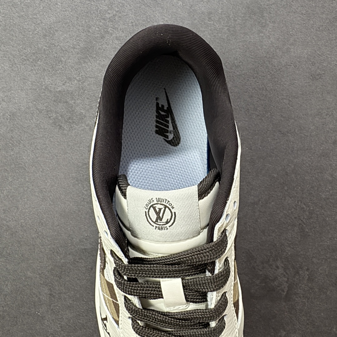 图片[7]-【定制版】Nike SB Dunk Low LV联名 白棕网格 高端定制 低帮休闲板鞋 #定制鞋盒 大厂纯原品质出货 超高清洁度 皮料切割干净无任何毛边 细节完美 货号：SC0601-461 尺码：36 36.5 37.5 38 38.5 39 40 40.5 41 42 42.5 43 44 44.5 45-选品中心