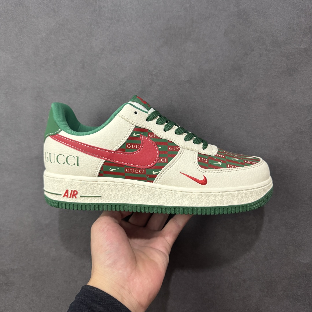 【定制版】Gucci x Nk Air Force 1’07 定制配色 古驰联名 空军一号低帮经典低帮休闲百搭板鞋 DD1982-312 定制鞋盒 大厂流水作业生产 超高清洁度 皮料切割干净无任何毛边 内置蜂窝气垫 细节完美   尺码:36 36.5 37.5 38 38.5 39 40 40.5 41 42 42.5 43 44 44.5 45-选品中心