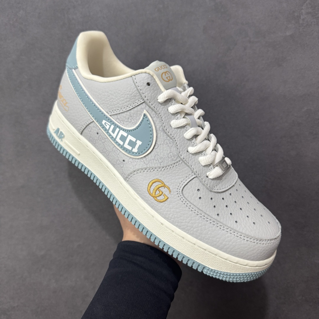 图片[3]-【定制版】Gucci x Nk Air Force 1’07 定制配色 古驰联名 空军一号低帮经典低帮休闲百搭板鞋 YF9511-800 定制鞋盒 大厂流水作业生产 超高清洁度 皮料切割干净无任何毛边 内置蜂窝气垫 细节完美   尺码：36 36.5 37.5 38 38.5 39 40 40.5 41 42 42.5 43 44 44.5 45 编码：HXSB310320-选品中心