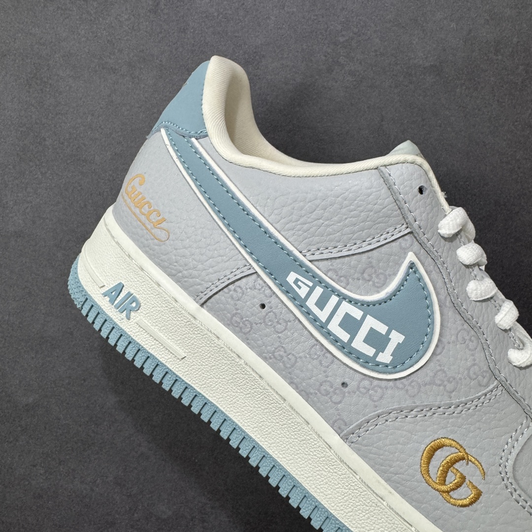 图片[6]-【定制版】Gucci x Nk Air Force 1’07 定制配色 古驰联名 空军一号低帮经典低帮休闲百搭板鞋 YF9511-800 定制鞋盒 大厂流水作业生产 超高清洁度 皮料切割干净无任何毛边 内置蜂窝气垫 细节完美   尺码：36 36.5 37.5 38 38.5 39 40 40.5 41 42 42.5 43 44 44.5 45 编码：HXSB310320-选品中心