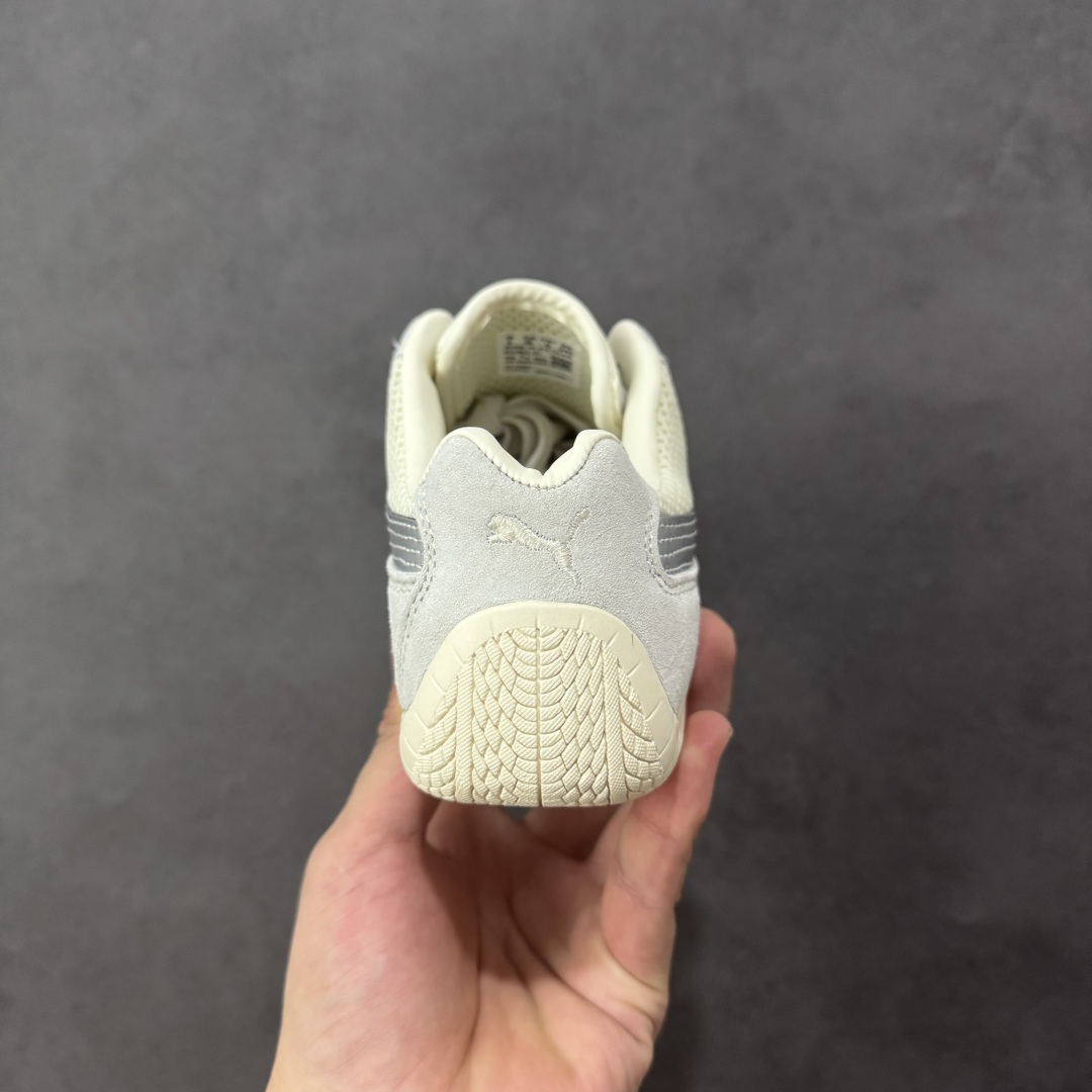 图片[4]-【公司级】PUMA Speedcat OG 彪马 低帮 云端白 男女同款 防滑耐磨低邦训练鞋生活休闲鞋赛车鞋 鞋型是Puma联合赛车运动品牌SparcohL专为专业赛车手而打造，流线型的米白翻毛皮鞋面低调却不失质感，侧面银色Logo加上米白的刺绣Puma字样以及鞋舌米白Puman字样及Logo，让米白的鞋子显得不那么单调，鞋头彪马Logo以米色呈现，鞋底平坦，采用轮胎纹路设计，防滑耐磨。 货号：403902-01 尺码：35.5-45带半码 编码：LNHB190200-选品中心