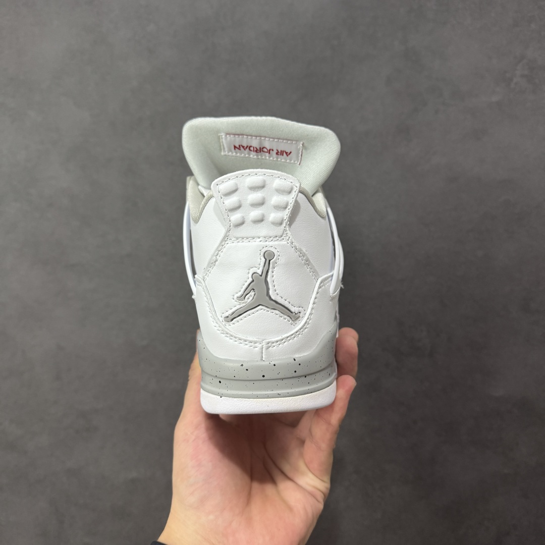 图片[4]-【福利版】Air Jordan AJ4 Retro GL奥利奥 中帮篮球鞋 原楦原纸板同源开发 完美呈现乔4的版型 内侧正确双色网格 还原细节 正确气垫颜色 正确网格工艺 正确拉帮工艺 全鞋原装材料制作 原档案原模具打造 货号：CT8527-100 尺码：36-48带半码 编码：GLB250260-选品中心