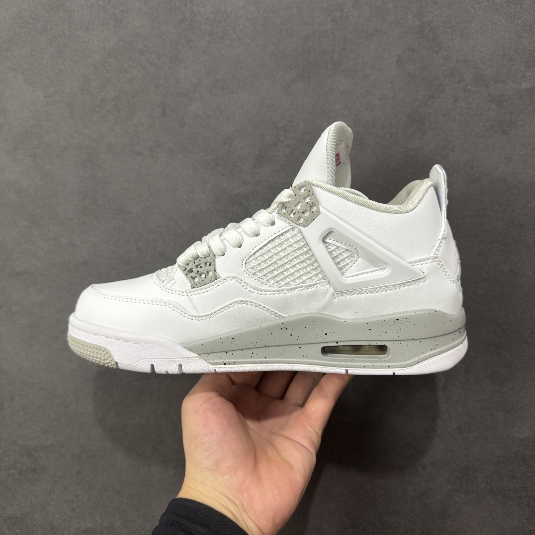 图片[2]-【福利版】Air Jordan AJ4 Retro GL奥利奥 中帮篮球鞋 原楦原纸板同源开发 完美呈现乔4的版型 内侧正确双色网格 还原细节 正确气垫颜色 正确网格工艺 正确拉帮工艺 全鞋原装材料制作 原档案原模具打造 货号：CT8527-100 尺码：36-48带半码 编码：GLB250260-选品中心