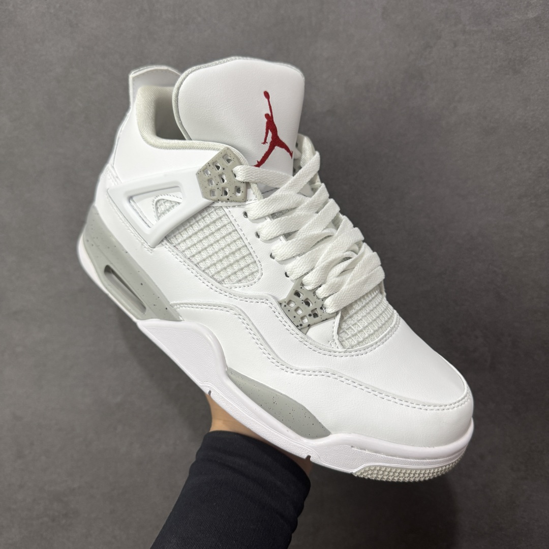 图片[3]-【福利版】Air Jordan AJ4 Retro GL奥利奥 中帮篮球鞋 原楦原纸板同源开发 完美呈现乔4的版型 内侧正确双色网格 还原细节 正确气垫颜色 正确网格工艺 正确拉帮工艺 全鞋原装材料制作 原档案原模具打造 货号：CT8527-100 尺码：36-48带半码 编码：GLB250260-选品中心