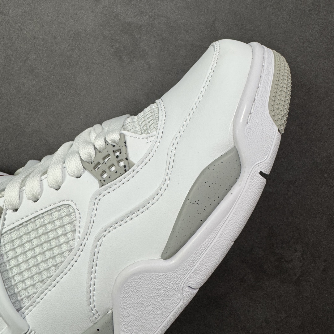 图片[5]-【福利版】Air Jordan AJ4 Retro GL奥利奥 中帮篮球鞋 原楦原纸板同源开发 完美呈现乔4的版型 内侧正确双色网格 还原细节 正确气垫颜色 正确网格工艺 正确拉帮工艺 全鞋原装材料制作 原档案原模具打造 货号：CT8527-100 尺码：36-48带半码 编码：GLB250260-选品中心