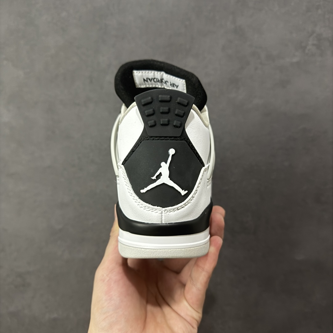 图片[4]-【福利版】Air Jordan AJ4 Retro GL黑白 中帮篮球鞋 原楦原纸板同源开发 完美呈现乔4的版型 内侧正确双色网格 还原细节 正确气垫颜色 正确网格工艺 正确拉帮工艺 全鞋原装材料制作 原档案原模具打造 货号：DH6927-111 尺码：36-48带半码 编码：GLB250260-选品中心