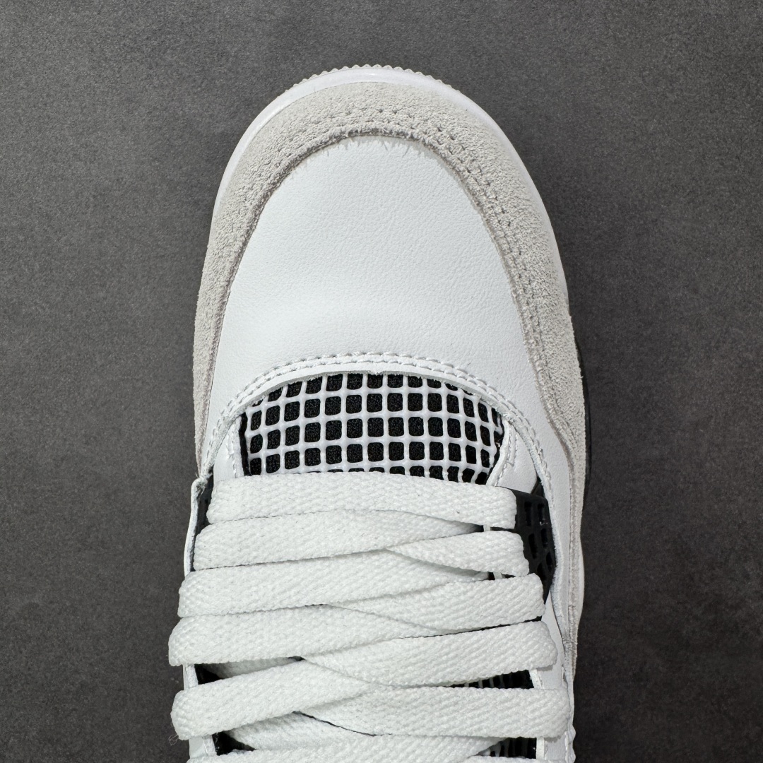 图片[8]-【福利版】Air Jordan AJ4 Retro GL黑白 中帮篮球鞋 原楦原纸板同源开发 完美呈现乔4的版型 内侧正确双色网格 还原细节 正确气垫颜色 正确网格工艺 正确拉帮工艺 全鞋原装材料制作 原档案原模具打造 货号：DH6927-111 尺码：36-48带半码 编码：GLB250260-选品中心