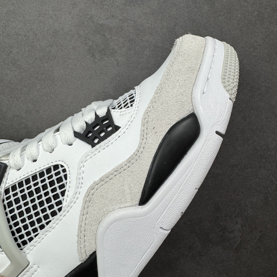 图片[5]-【福利版】Air Jordan AJ4 Retro GL黑白 中帮篮球鞋 原楦原纸板同源开发 完美呈现乔4的版型 内侧正确双色网格 还原细节 正确气垫颜色 正确网格工艺 正确拉帮工艺 全鞋原装材料制作 原档案原模具打造 货号：DH6927-111 尺码：36-48带半码 编码：GLB250260-选品中心