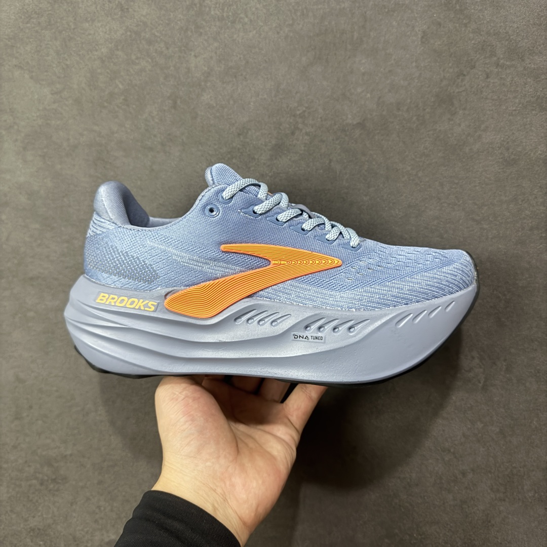 【纯原版】Brooks 布鲁克斯 Glycerin Max超级甘油 超弹轻盈跑步鞋 低帮透气缓震支撑休闲运动慢跑鞋 采用改进工程空气网眼组合热熔工艺 鞋面材质搭载DNA LOFT V2密度泡棉缓震系统 中底外置防滑耐磨橡胶底片 尺码:36-46半-选品中心