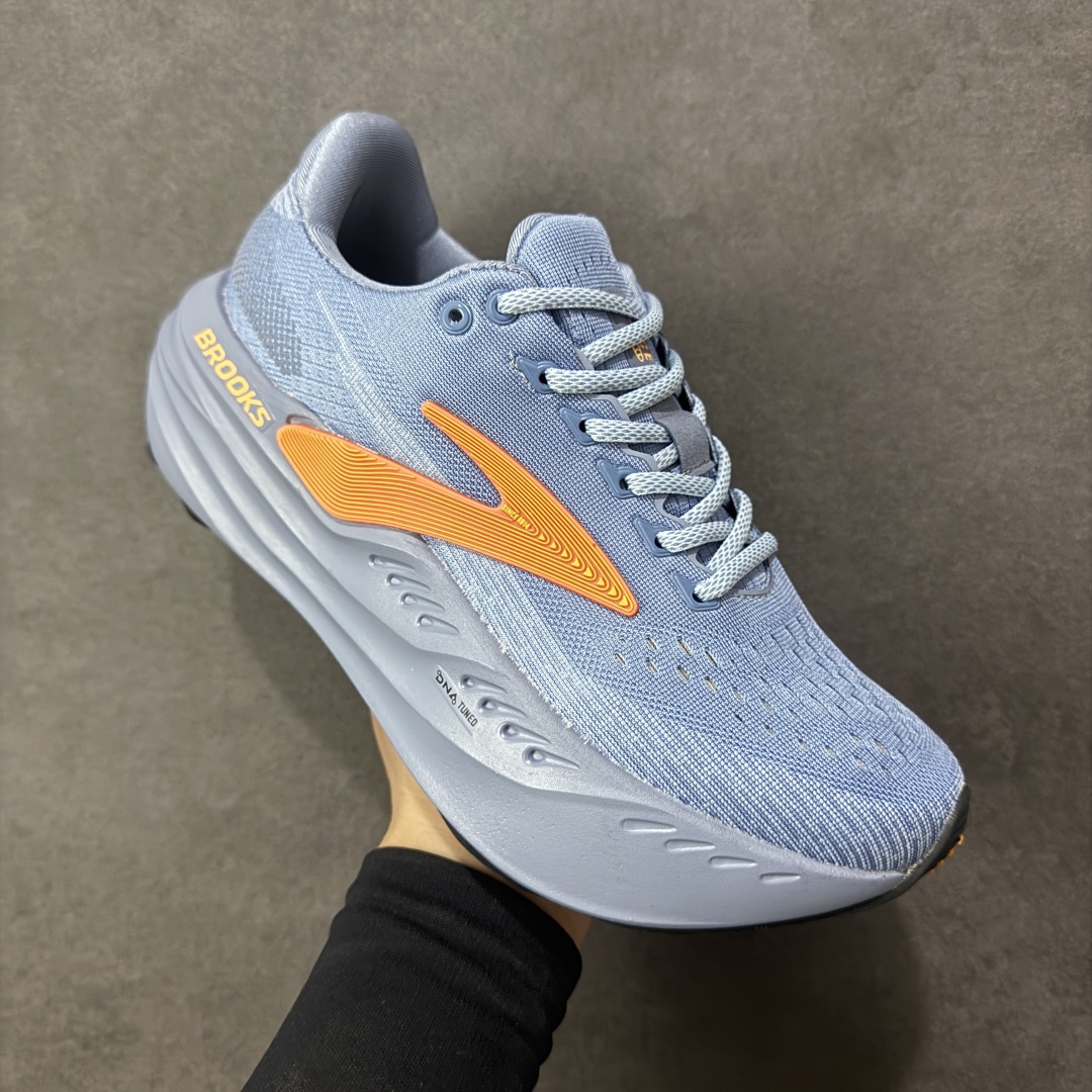 图片[3]-【纯原版】Brooks 布鲁克斯 Glycerin Max超级甘油 超弹轻盈跑步鞋 低帮透气缓震支撑休闲运动慢跑鞋 采用改进工程空气网眼组合热熔工艺 鞋面材质搭载DNA LOFT V2密度泡棉缓震系统 中底外置防滑耐磨橡胶底片 尺码：36-46半-选品中心