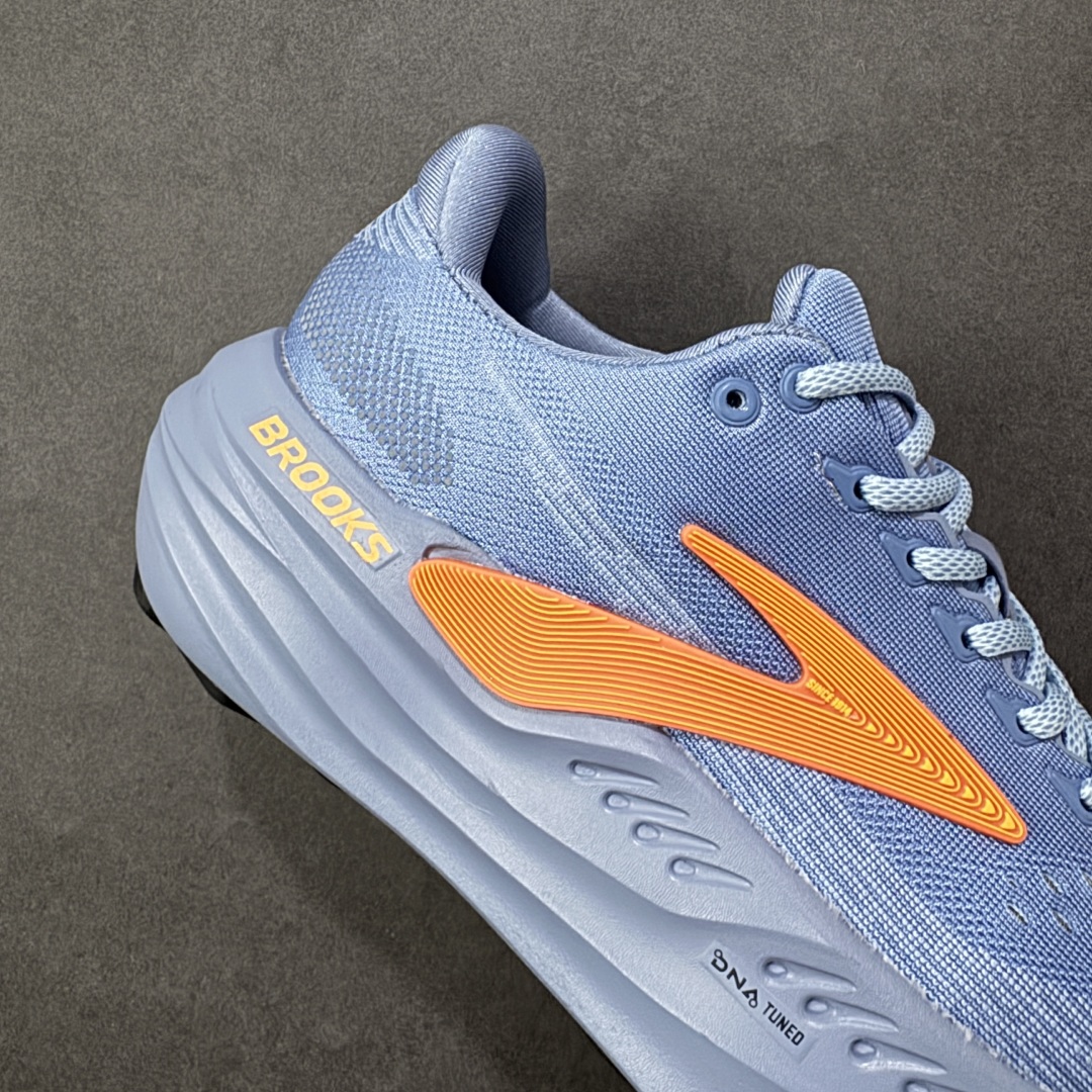 图片[6]-【纯原版】Brooks 布鲁克斯 Glycerin Max超级甘油 超弹轻盈跑步鞋 低帮透气缓震支撑休闲运动慢跑鞋 采用改进工程空气网眼组合热熔工艺 鞋面材质搭载DNA LOFT V2密度泡棉缓震系统 中底外置防滑耐磨橡胶底片 尺码：36-46半-选品中心