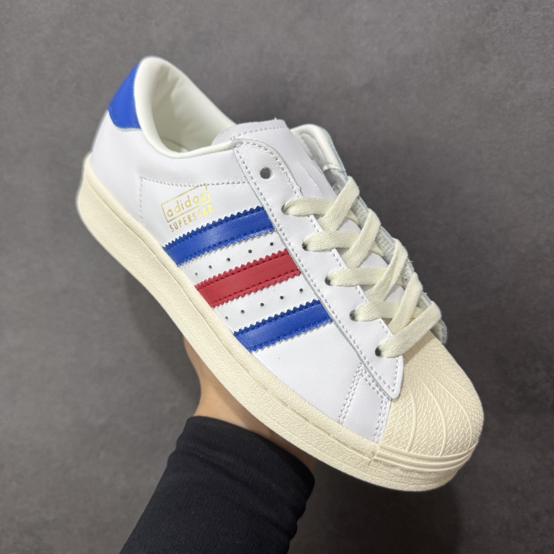 图片[3]-【纯原版】Adidas Originals SUPERSTAR VINTAGE全新配色 贝壳头休闲板鞋 独家控货 平台正单 全鞋百分百原材料 全鞋电脑针车 Logo针车间距针数原版一致 皮料切割冲裁零瑕疵 原鞋一致含胶量大底 原盒中文内外标 大几率过验 不对比市面只对比原鞋 只服务最高端市场 货号：JQ6345 尺码：35 36 36.5 37 38 38.5 39 40 40.5 41 42 42.5 43 44 45-选品中心