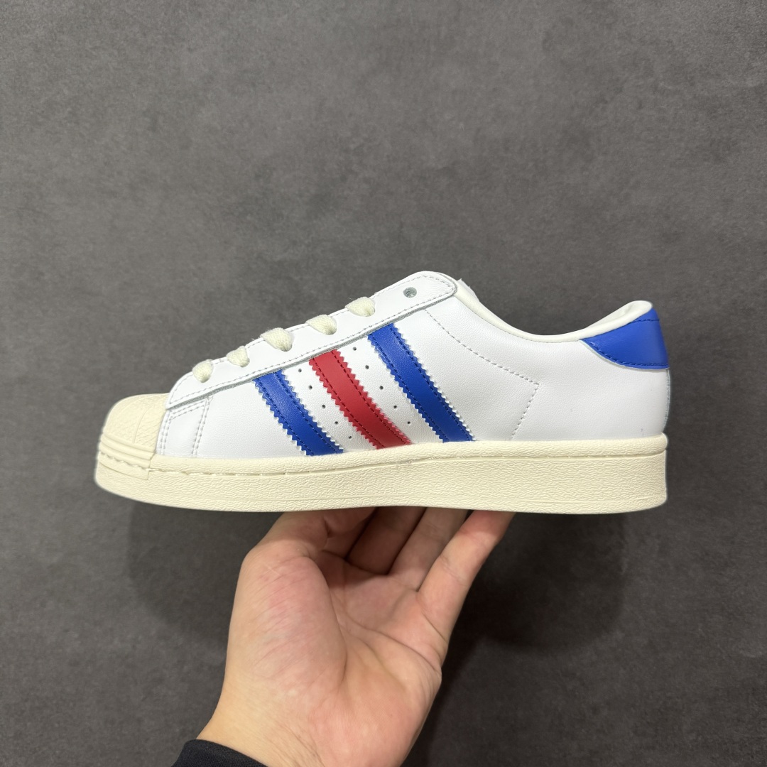 图片[2]-【纯原版】Adidas Originals SUPERSTAR VINTAGE全新配色 贝壳头休闲板鞋 独家控货 平台正单 全鞋百分百原材料 全鞋电脑针车 Logo针车间距针数原版一致 皮料切割冲裁零瑕疵 原鞋一致含胶量大底 原盒中文内外标 大几率过验 不对比市面只对比原鞋 只服务最高端市场 货号：JQ6345 尺码：35 36 36.5 37 38 38.5 39 40 40.5 41 42 42.5 43 44 45-选品中心