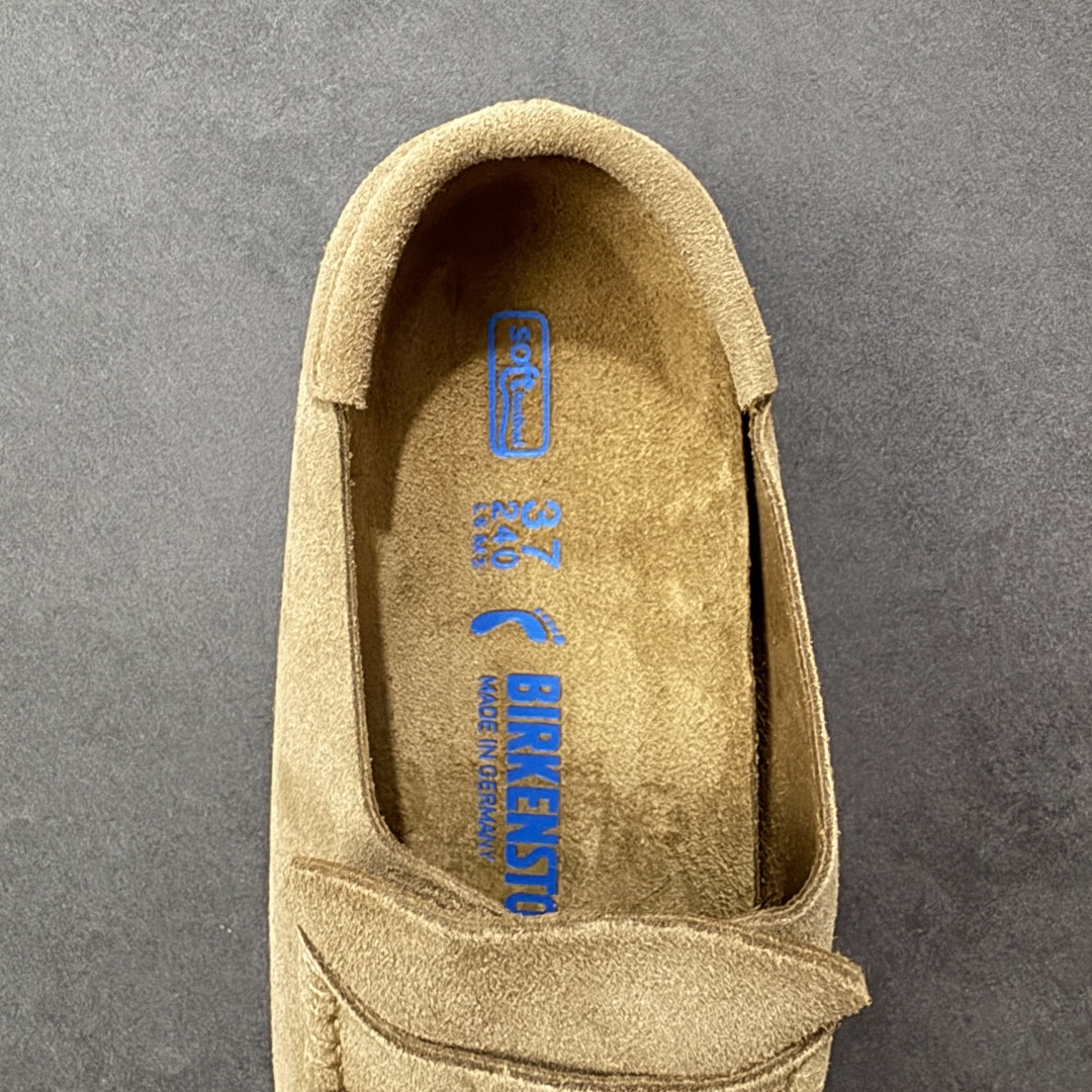 图片[7]-【BK版本】Birkenstock 博肯一脚蹬系列 棕色反绒 广东原产采用质地柔软牛皮绒面革植入羊羔毛鞋垫和里衬材质中底搭载缓震软木橡胶 纯色羊毛内里，保暖不乏时尚 外置EVA轻量片装外底 德国百年知名鞋履品牌·博肯Birkenstock 勃肯系列！ 货号：0250901 尺码：35-44-选品中心