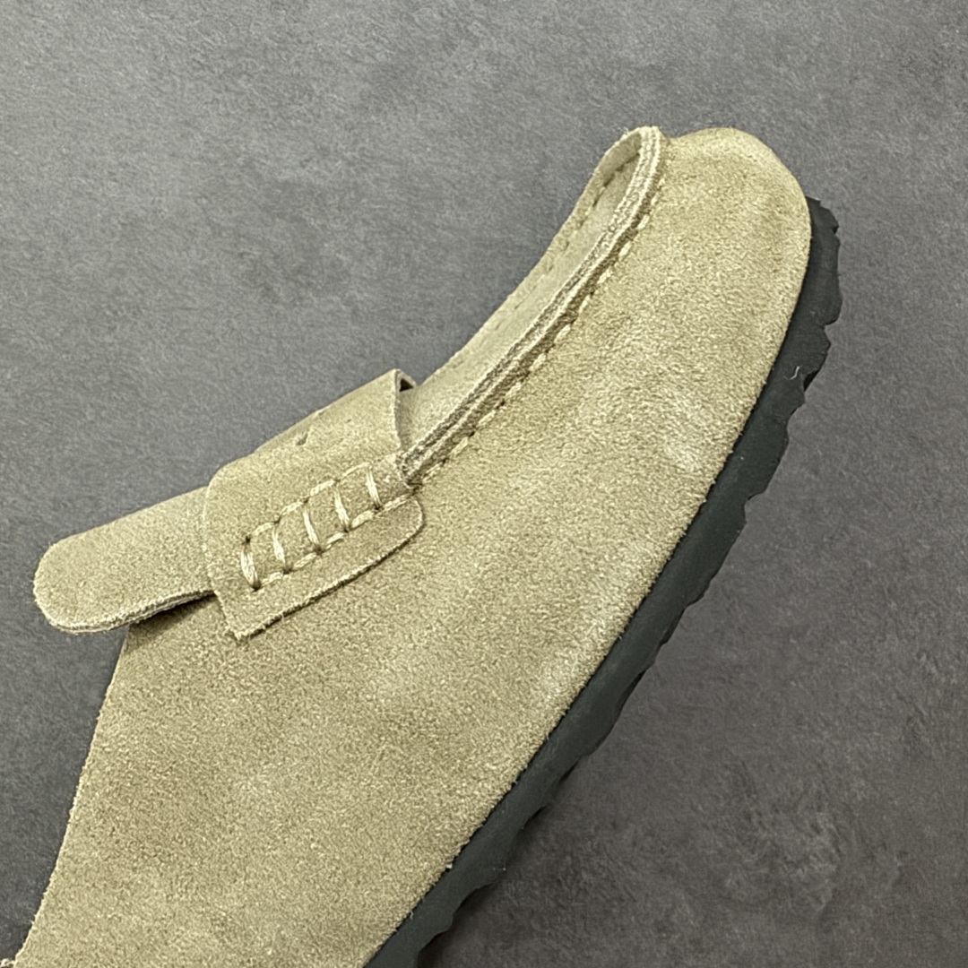 图片[5]-【BK版本】Birkenstock 博肯一脚蹬系列 茶色反绒 广东原产采用质地柔软牛皮绒面革植入羊羔毛鞋垫和里衬材质中底搭载缓震软木橡胶 纯色羊毛内里，保暖不乏时尚 外置EVA轻量片装外底 德国百年知名鞋履品牌·博肯Birkenstock 勃肯系列！ 货号：0250901 尺码：35-44-选品中心