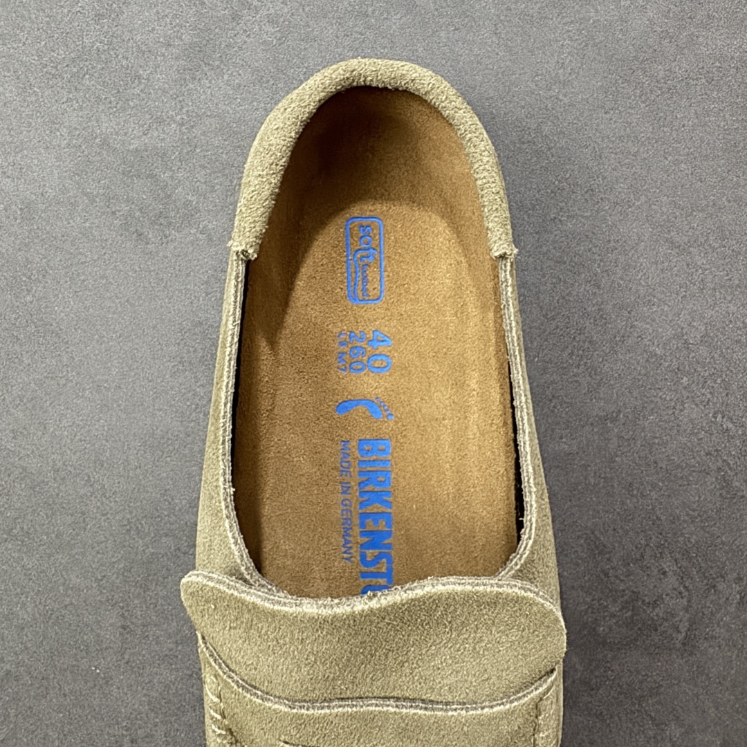 图片[7]-【BK版本】Birkenstock 博肯一脚蹬系列 茶色反绒 广东原产采用质地柔软牛皮绒面革植入羊羔毛鞋垫和里衬材质中底搭载缓震软木橡胶 纯色羊毛内里，保暖不乏时尚 外置EVA轻量片装外底 德国百年知名鞋履品牌·博肯Birkenstock 勃肯系列！ 货号：0250901 尺码：35-44-选品中心