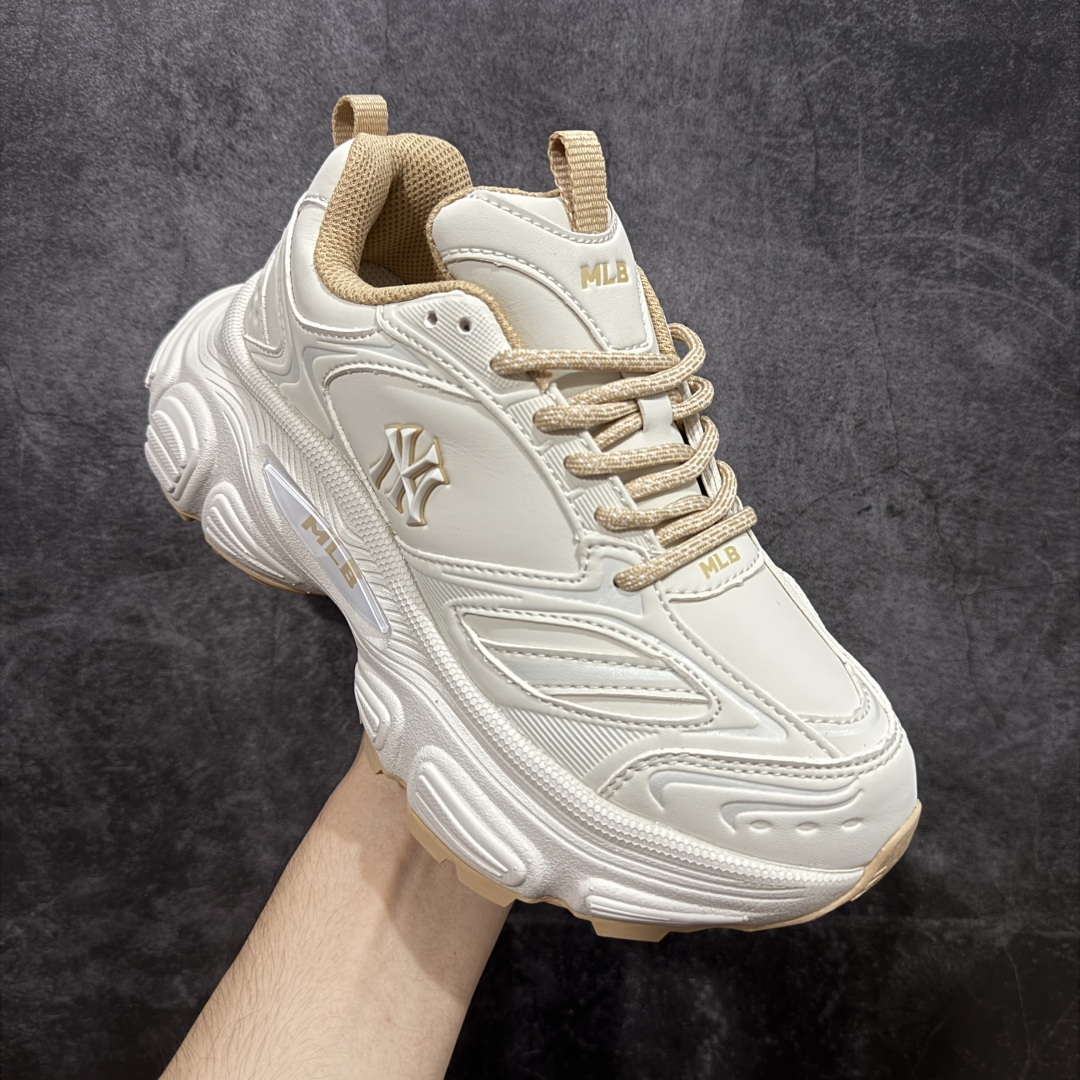 图片[3]-【纯原版】MLB Winner Chunky 25新款 NY百搭舒适休闲潮流运动厚底增高 防滑耐磨 低帮 老爹鞋 男女同款 潮流厚底时尚街头赛博皮面老爹鞋 MLB官方同步出货 虞书欣等众多潮流明星同款 高弹双层MD大底 原楦原档案数据开发版型（完美鞋头弧度/后套收口效果🆚市面文案版本‼️） 原厂立体填充鞋舌海绵 中底注胶孔原数据开发模具大底原厂转印标市面上唯一纯原版本 原材料打造 内增高6cm 原厂1：1模具开发 原厂进口纳米材质 原厂 全套手提袋 原盒雷射防伪标包装 天猫订单品质 官网尺码：35 36 36.5 37.5 38 38.5 39 40 40.5 41 42 42.5 43 44 45-选品中心