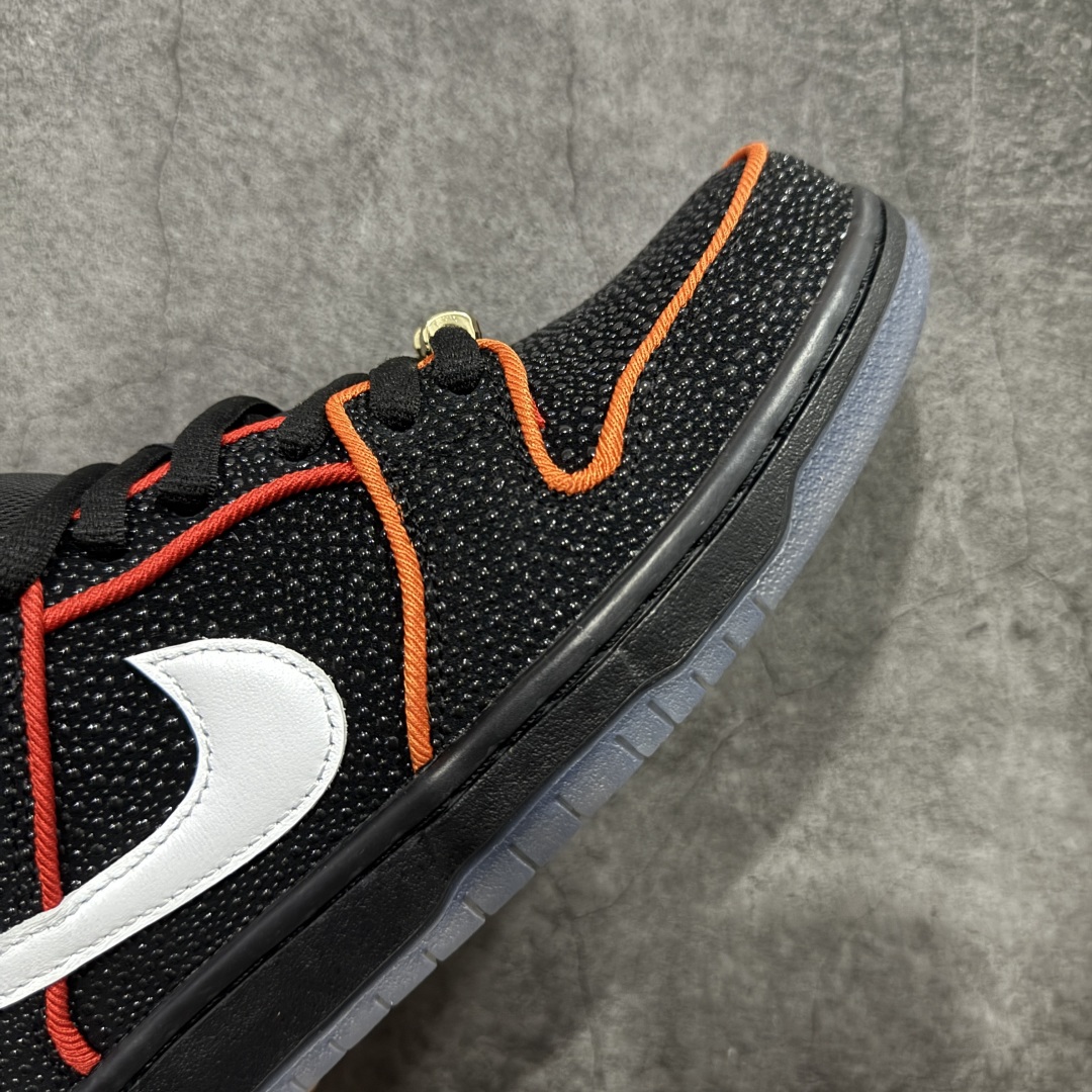 图片[6]-【Top纯原】Bronx Girls Skate x Nike SB Dunk Low 联名款 低帮休闲滑板鞋 HV1664-001  鞋身整体以黑色为主色调，鞋面采用特殊的仿鲨鱼纹路皮革覆盖，搭配白色Swwoosh呈现。  尺码：40 40.5 41 42 42.5 43 44 44.5 45 46 47.5 48.5-选品中心