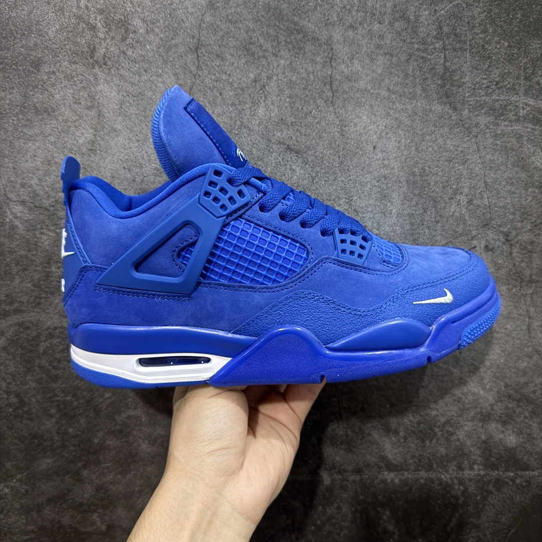 【KZ纯原】Air Jordan 4 Retro 乔丹四代联名蓝砖 纯原大厂出品 Air Jordan AJ4 Retro 原楦原纸板 原厂材料开发 细节把控到位 主供外贸客户 打造完美鞋型 纸板中底 钢印 完美版型 公司货既视感 皮料自行品鉴 最大开发到47.5 专供鬼佬 区别市面各种\