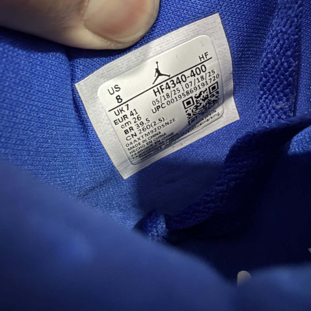图片[9]-【KZ纯原】Air Jordan 4 Retro 乔丹四代联名蓝砖 纯原大厂出品 Air Jordan AJ4 Retro 原楦原纸板 原厂材料开发 细节把控到位 主供外贸客户 打造完美鞋型 纸板中底 钢印 完美版型 公司货既视感 皮料自行品鉴 最大开发到47.5 专供鬼佬 区别市面各种\”伪纯原\” 货号：HF4340 400 尺码：36 36.5 37.5 38 38.5 39 40 40.5 41 42 42.5 43 44 44.5 45 46-选品中心