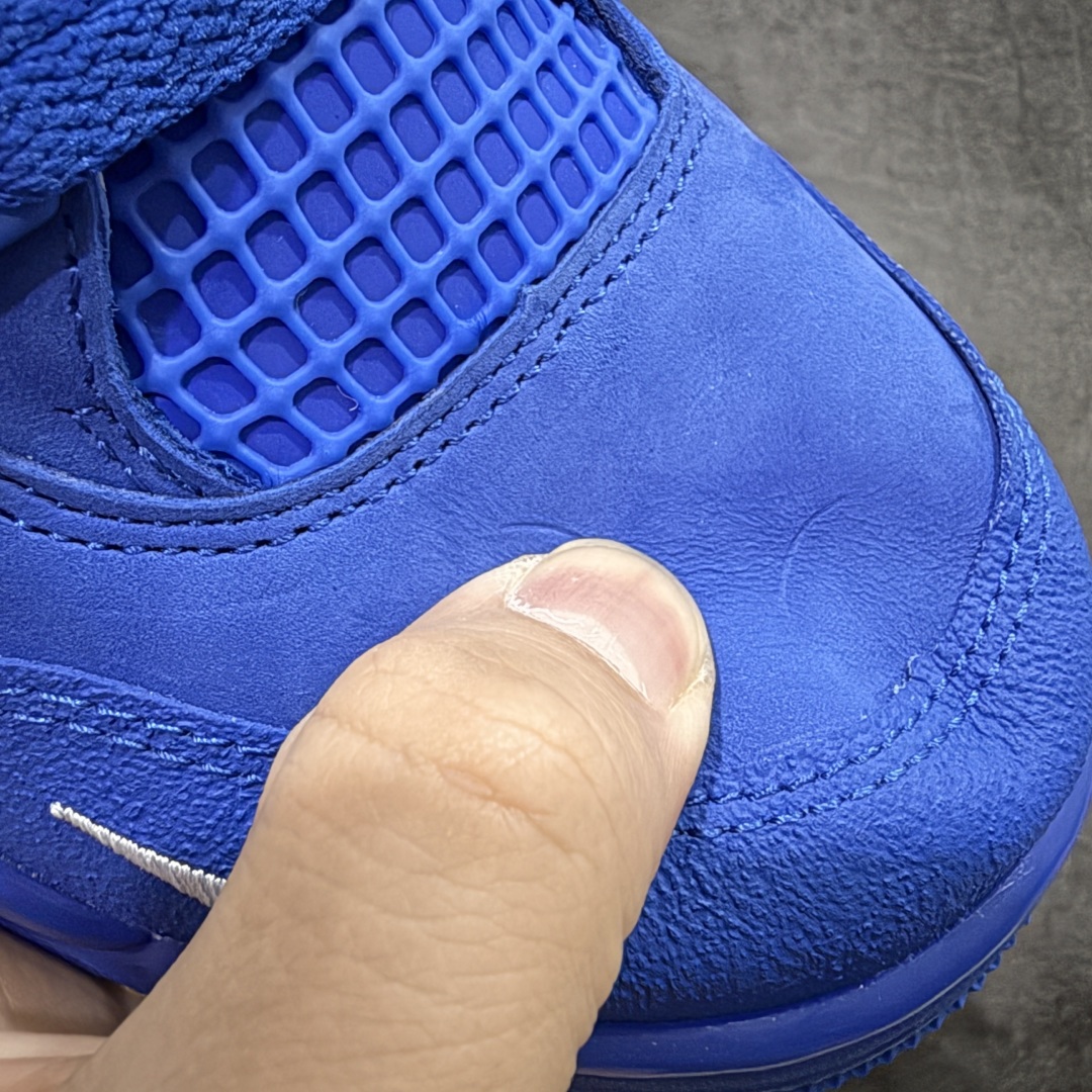 图片[6]-【KZ纯原】Air Jordan 4 Retro 乔丹四代联名蓝砖 纯原大厂出品 Air Jordan AJ4 Retro 原楦原纸板 原厂材料开发 细节把控到位 主供外贸客户 打造完美鞋型 纸板中底 钢印 完美版型 公司货既视感 皮料自行品鉴 最大开发到47.5 专供鬼佬 区别市面各种\”伪纯原\” 货号：HF4340 400 尺码：36 36.5 37.5 38 38.5 39 40 40.5 41 42 42.5 43 44 44.5 45 46-选品中心