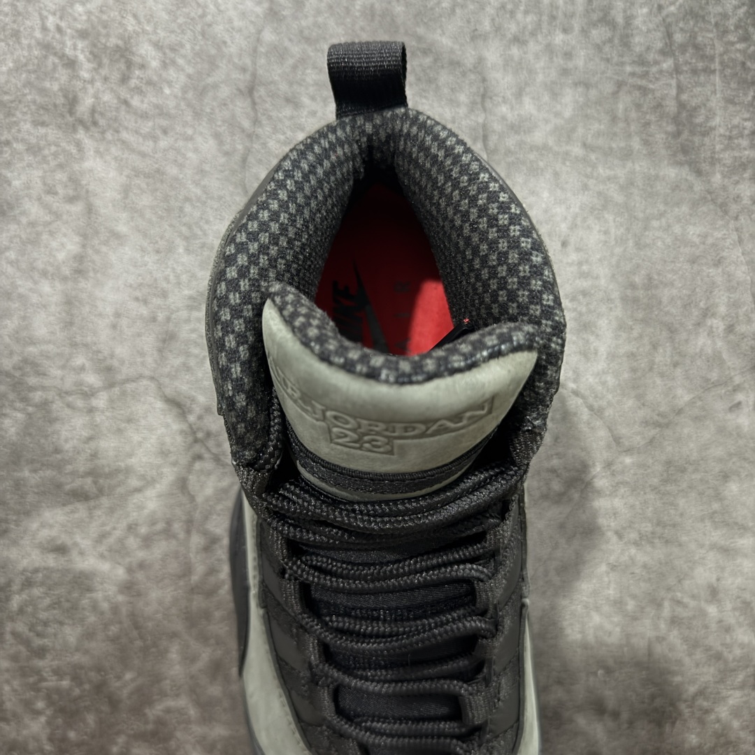 图片[8]-【外贸纯原】Air Jordan 10 OG“Steel”2025复刻 aj10黑棕色 HJ6779-001 市场首发版本 高端品质 头层原厂皮料 原盒包装 圈内知名口碑大厂出品 原楦原纸板 原厂皮料 原厂碳板打造 极致一眼正品既视感 高端外贸零售专供品质 尺码：40 40.5 41 42 42.5 44 44.5 45 46 47.5-选品中心