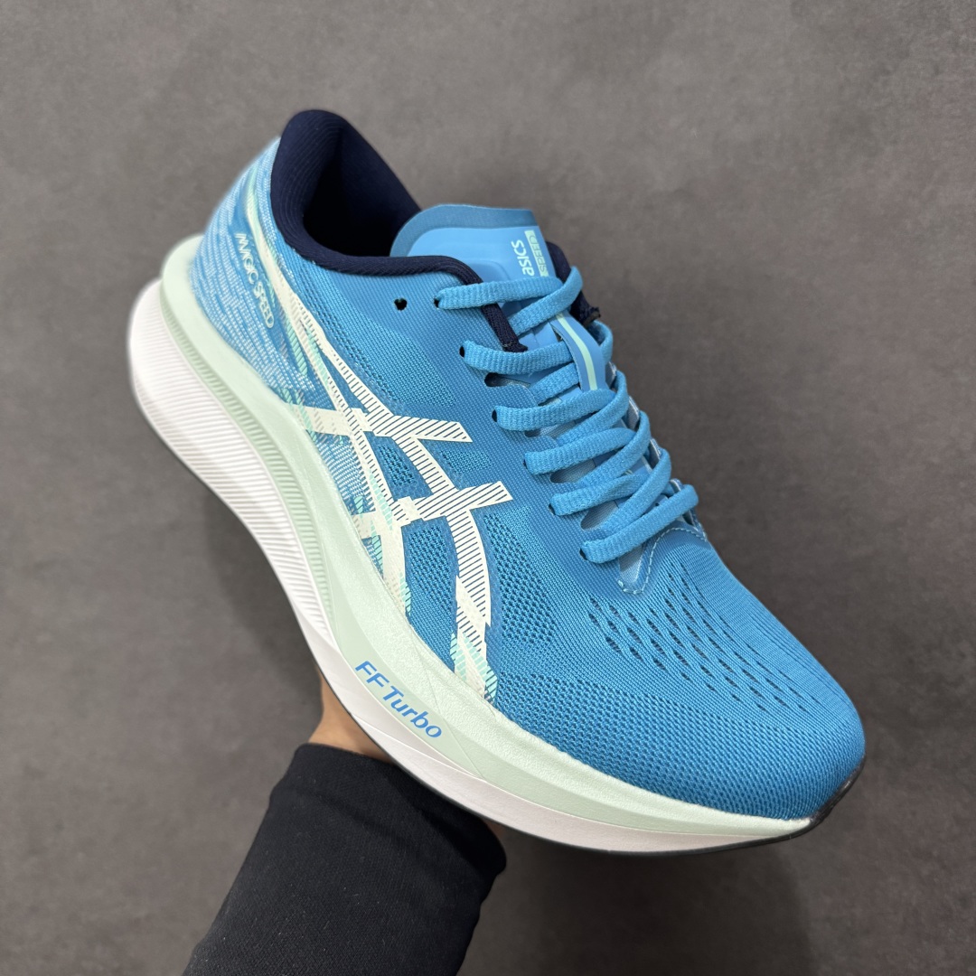 图片[3]-【升级版】Asics 亚瑟士MAGIC SPEED 4稳定跑鞋 鞋面采用双层提花网面设计，提高包裹性和透气性，后跟搭载稳定系统科技T-GEL提升整体支撑力和结构感，减少对身体带来的冲击负荷，创新中底至轻回弹 尺码：36-45 含半码-选品中心