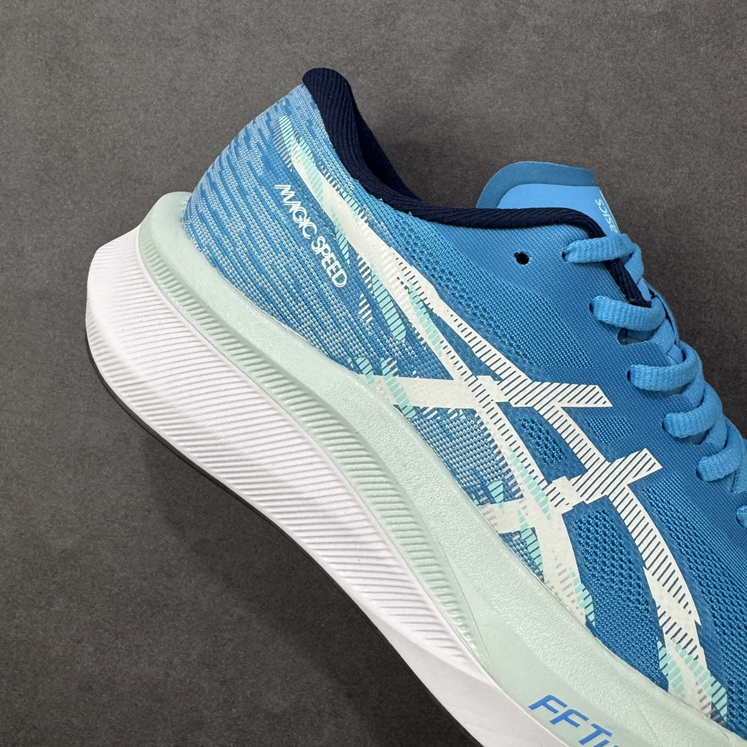 图片[6]-【升级版】Asics 亚瑟士MAGIC SPEED 4稳定跑鞋 鞋面采用双层提花网面设计，提高包裹性和透气性，后跟搭载稳定系统科技T-GEL提升整体支撑力和结构感，减少对身体带来的冲击负荷，创新中底至轻回弹 尺码：36-45 含半码-选品中心