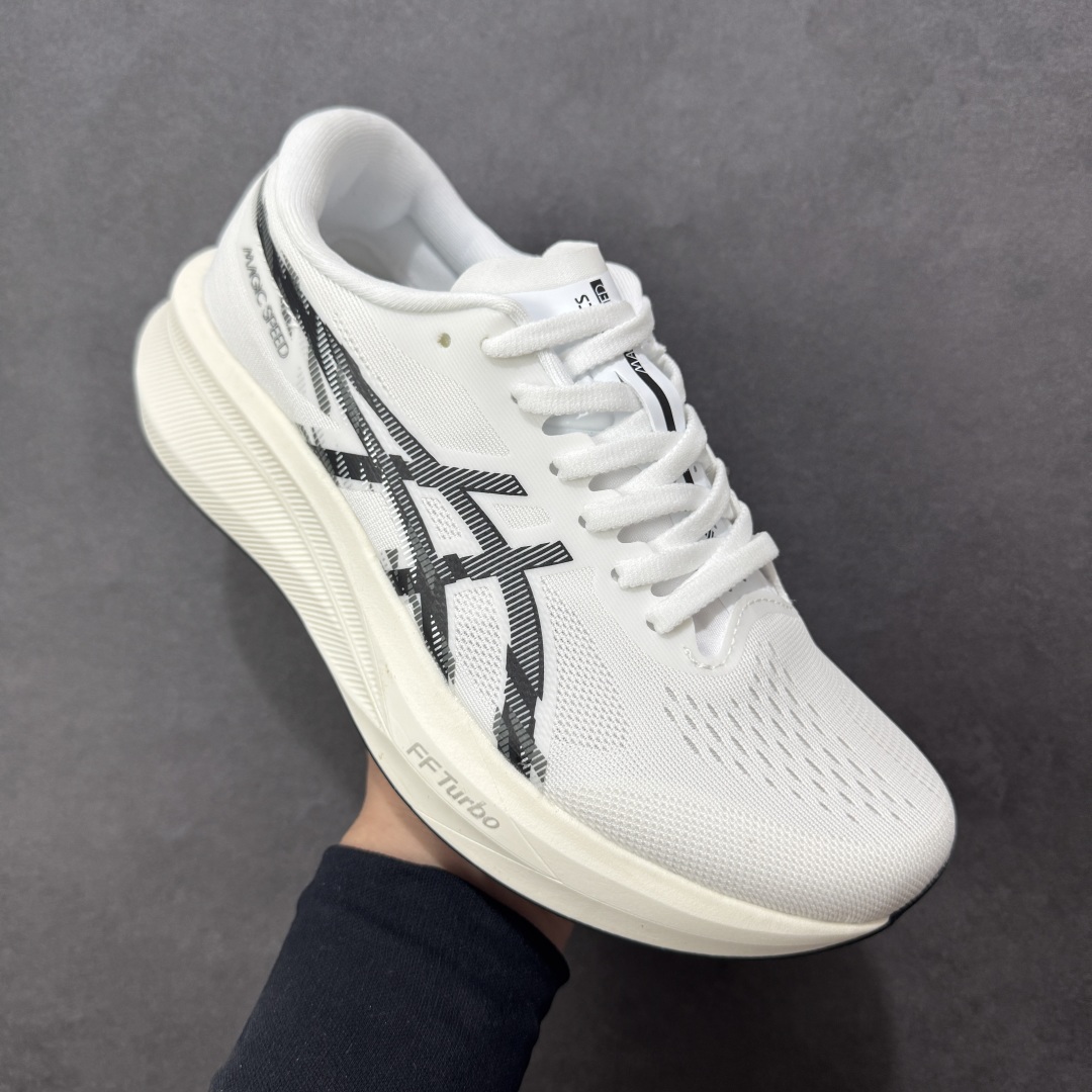 图片[3]-【升级版】Asics 亚瑟士MAGIC SPEED 4稳定跑鞋 鞋面采用双层提花网面设计，提高包裹性和透气性，后跟搭载稳定系统科技T-GEL提升整体支撑力和结构感，减少对身体带来的冲击负荷，创新中底至轻回弹 尺码：36-45 含半码-选品中心