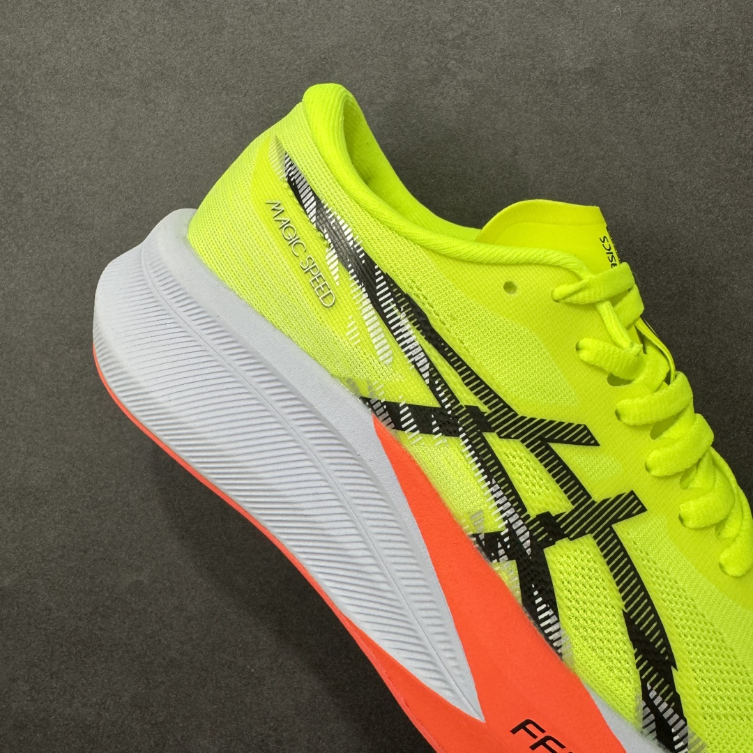 图片[6]-【升级版】Asics 亚瑟士MAGIC SPEED 4稳定跑鞋 鞋面采用双层提花网面设计，提高包裹性和透气性，后跟搭载稳定系统科技T-GEL提升整体支撑力和结构感，减少对身体带来的冲击负荷，创新中底至轻回弹 尺码：36-45 含半码-选品中心