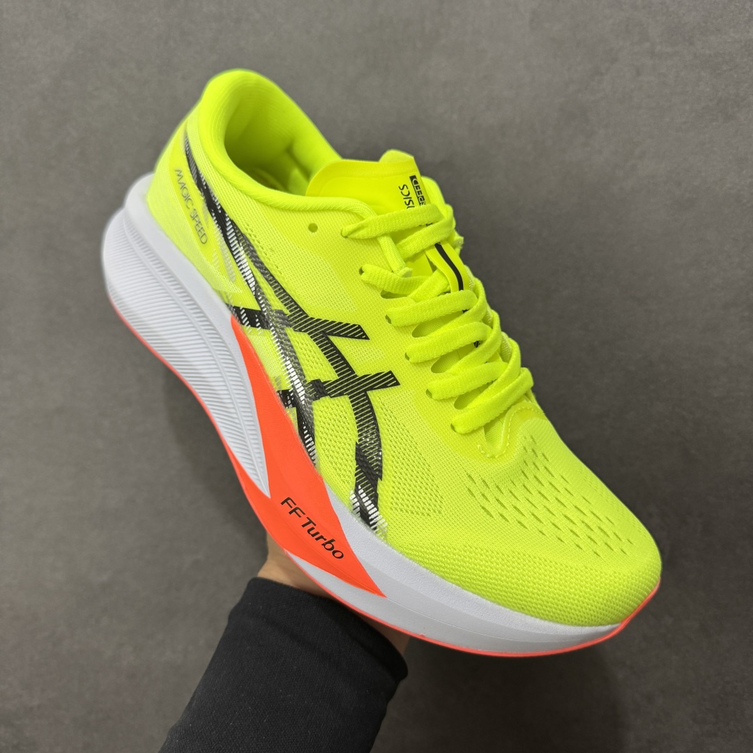 图片[3]-【升级版】Asics 亚瑟士MAGIC SPEED 4稳定跑鞋 鞋面采用双层提花网面设计，提高包裹性和透气性，后跟搭载稳定系统科技T-GEL提升整体支撑力和结构感，减少对身体带来的冲击负荷，创新中底至轻回弹 尺码：36-45 含半码-选品中心