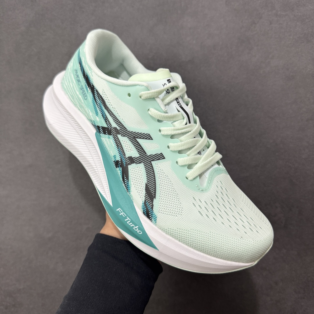 图片[3]-【升级版】Asics 亚瑟士MAGIC SPEED 4稳定跑鞋 鞋面采用双层提花网面设计，提高包裹性和透气性，后跟搭载稳定系统科技T-GEL提升整体支撑力和结构感，减少对身体带来的冲击负荷，创新中底至轻回弹 尺码：36-45 含半码-选品中心