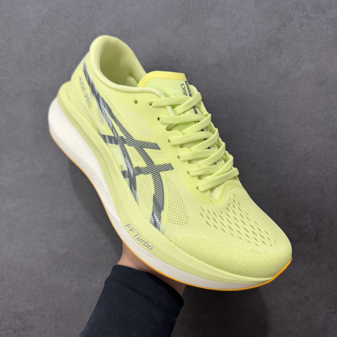 图片[3]-【升级版】Asics 亚瑟士MAGIC SPEED 4稳定跑鞋 鞋面采用双层提花网面设计，提高包裹性和透气性，后跟搭载稳定系统科技T-GEL提升整体支撑力和结构感，减少对身体带来的冲击负荷，创新中底至轻回弹 尺码：36-45 含半码-选品中心